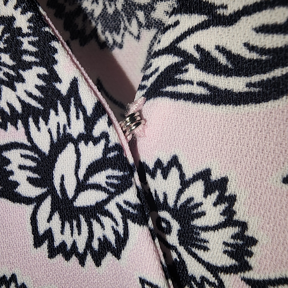 J. Crew Pink and Black Floral Dress - Picture 3 of 6